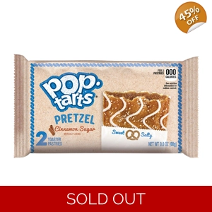 Kellogg's Pop Tarts Pretzel Cinnamon Sugar - 2 Pack Toaster Pastries